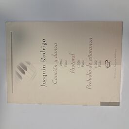 Canción y danza, Patoral y Preludio de añoranza de Joaquín Rodrigo