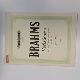 Variationen über ein Thema von Paganini für Klavier Opus 35