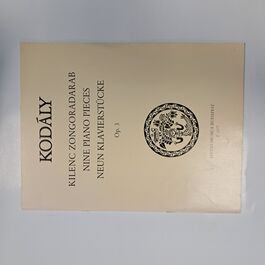 Nine Piano Pieces Op. 3