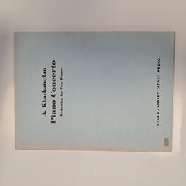 Piano Concerto Khachaturian Reduction for Two Pianos