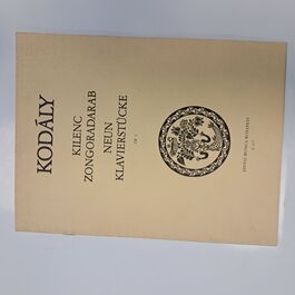 Nine Piano Pieces Op. 3 Kodály