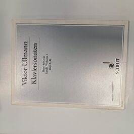 Piano Sonatas Volume I (No. 1-4) Viktor Ullmann