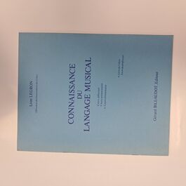 Connaissance du Langage Musical Cours Élémentaire