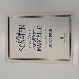 Zwei Sonaten für Violoncello von Benedetto Marcello