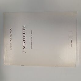 3 Novelettes pour Violoncelle et Piano