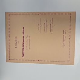 Concertino en Re Mineur pour Violoncelle et Piano Romberg Op. 51
