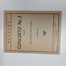 Concerto No. 2 Opus 30 Herbert for Cello and Piano