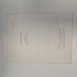 Concerto for Violoncello and Orchestra Priaulx Rainier