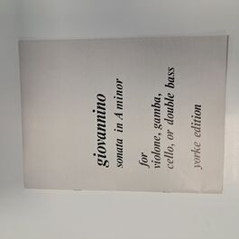 Sonata in A minor for Cello Giovannino