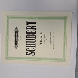 Sonata A Minor D821 Violoncelle und Klavier