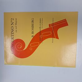 Concertino Nº 2 en Sol Majeur pour Violoncelle et Piano