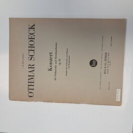 Konzert für Violoncello und Klavier Op. 61