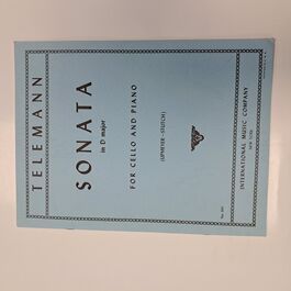 Sonata in D major Telemann for Cello and Piano