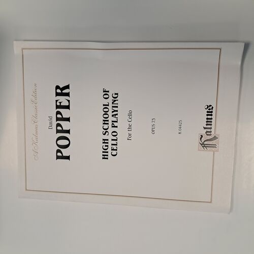 David Popper High School of Cello Playing for Cello