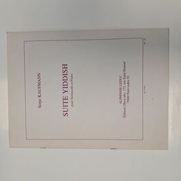 Suite Yiddish pour Violoncelle et Piano