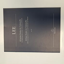 40 Easy Etudes for Violoncello with an Accompaniment of a Second Cello Op. 70