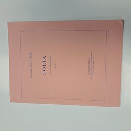 Folia pour Violoncelle Seul Op. 43 Richard Dubugnon
