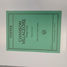 Chanson Villageoise Opus 62 No. 2 for Cello and Piano