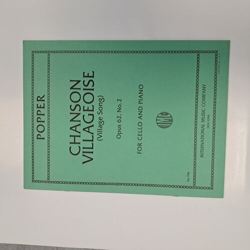 Chanson Villageoise Opus 62 No. 2 for Cello and Piano