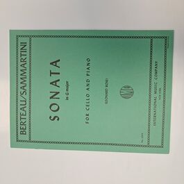 Sonata in G Major for Cello and Piano Berteau