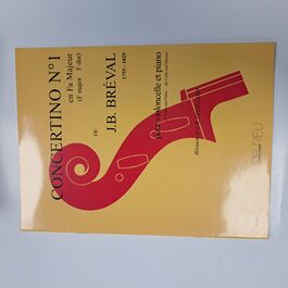 Concertino Nº1 en Fa Major for Cello and Piano Bréval