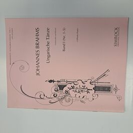 Ungarische Tänze for Violoncello and Piano Brahms Hand Nr. 1-5