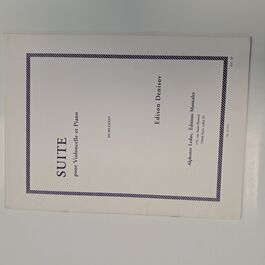 Suite pour Violoncelle et Piano Edison Denisov