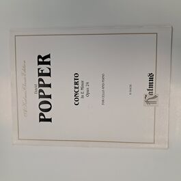 David Popper Concerto in E Minor Opus 24 for Cello and Piano