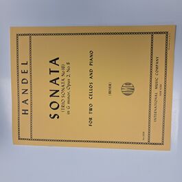 Sonata in G minor Opus 2 No. 8 Two Cellos and Piano