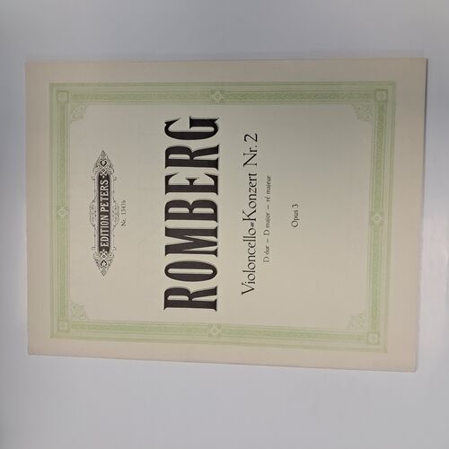 Violoncello Konzert Nr. 2 Re Majeur pour Violoncelle et Piano Opus 3