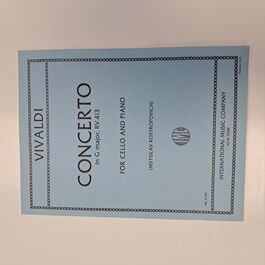 Concerto in G major RV 413 for Cello and Piano