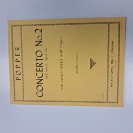 Concerto No. 2 in E minor Opus 24 for Violoncello and Piano