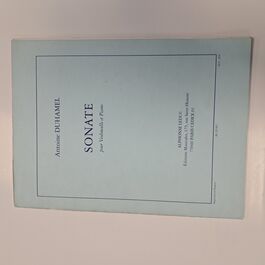 Suite pour Violoncelle et Piano Antoine Duhamel