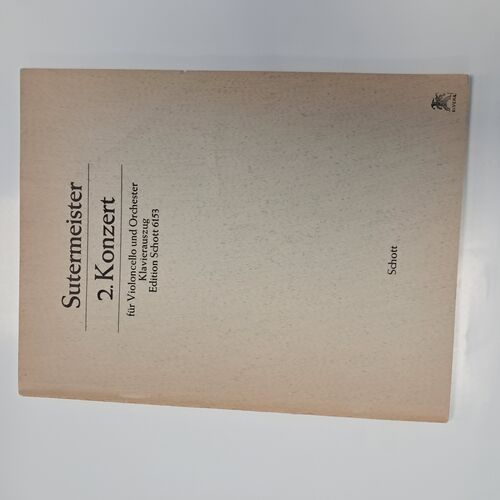 2. Konzert für Violoncello und Orchester Sutermeister