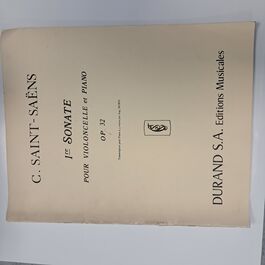 1º Sonate pour Violoncelle et Piano Op. 32