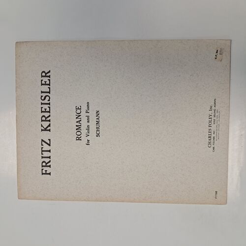 Romance for Violin and Piano Schumann