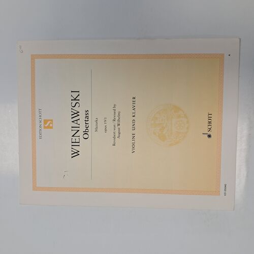 Obertass Mazurka Opus 19/1