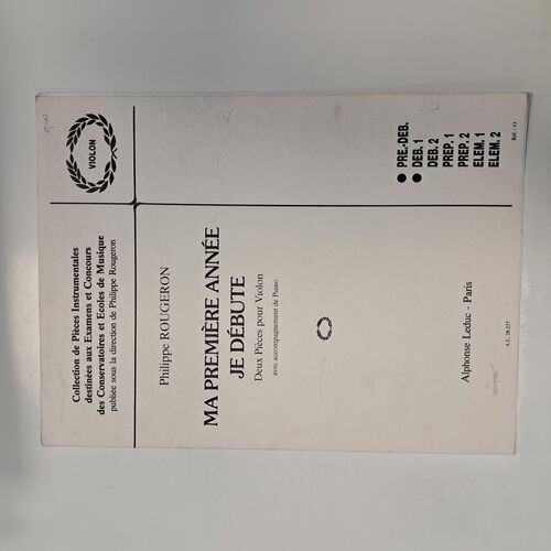 Ma Première Année je Débute