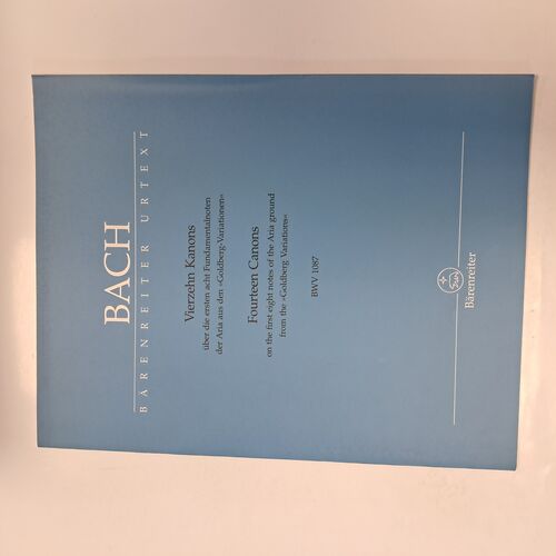 Fourteen Canons on the First Eight Notes of the Aria Ground from the Goldberg Variations