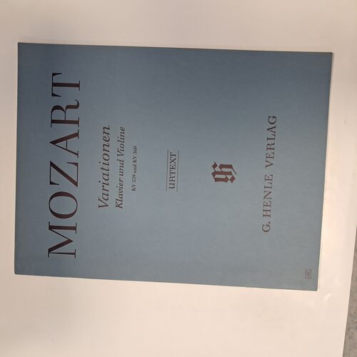 Variationen Klavier und Violine KV359 KV 360