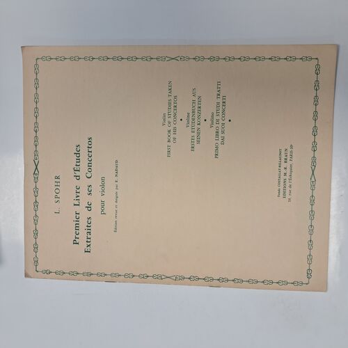 First Book of Studies taken of His Concertos