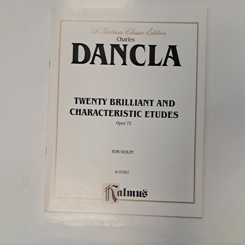 Twenty Brilliant and Characteristic Etudes for Violon Op. 73