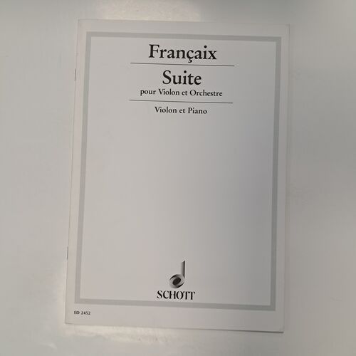 Suite pour Violin et Piano