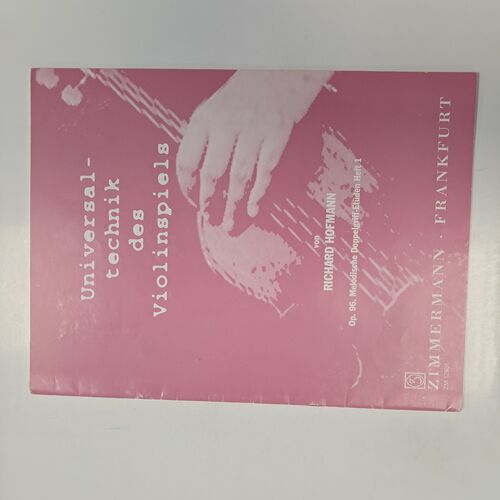 Universal Technik des Violinspiels Op. 96. Melodische Doppelgriff