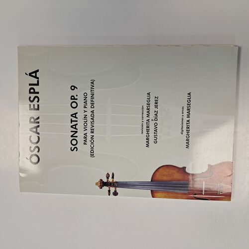 Sonata Op. 9 para Violín y Piano Revisada Definitiva