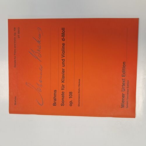 Sonate für Klavier und Violine D-Moll Op. 108