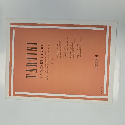 Concierto en Re para Violín y Orquesta