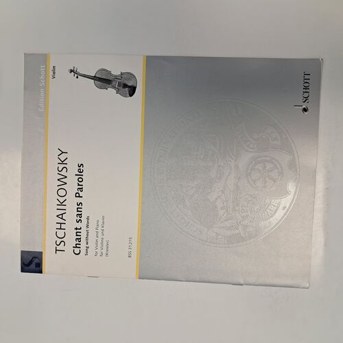 Chant Sans Paroles Song Without Words for violin and Piano