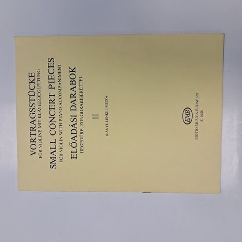 Small Concert Pieces for Violin with Piano Accompaniment II