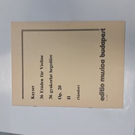 36 Etüden für Violine Op. 20 II